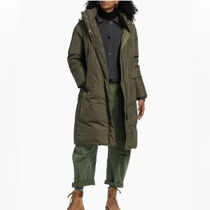 NWT Jenni Kayne Long Down Puffer Jacket Sage XS